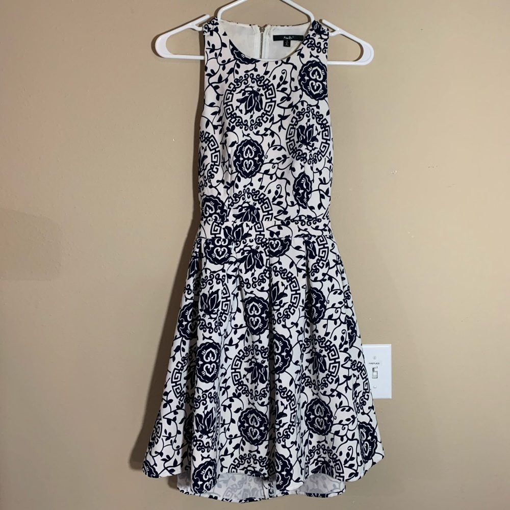 White & Blue Dress